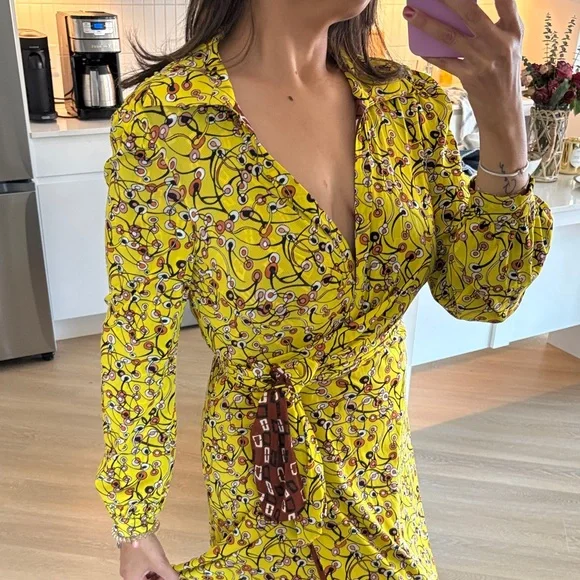 Phoenix reversible DVF Wrap Dress - Picture 6 of 6